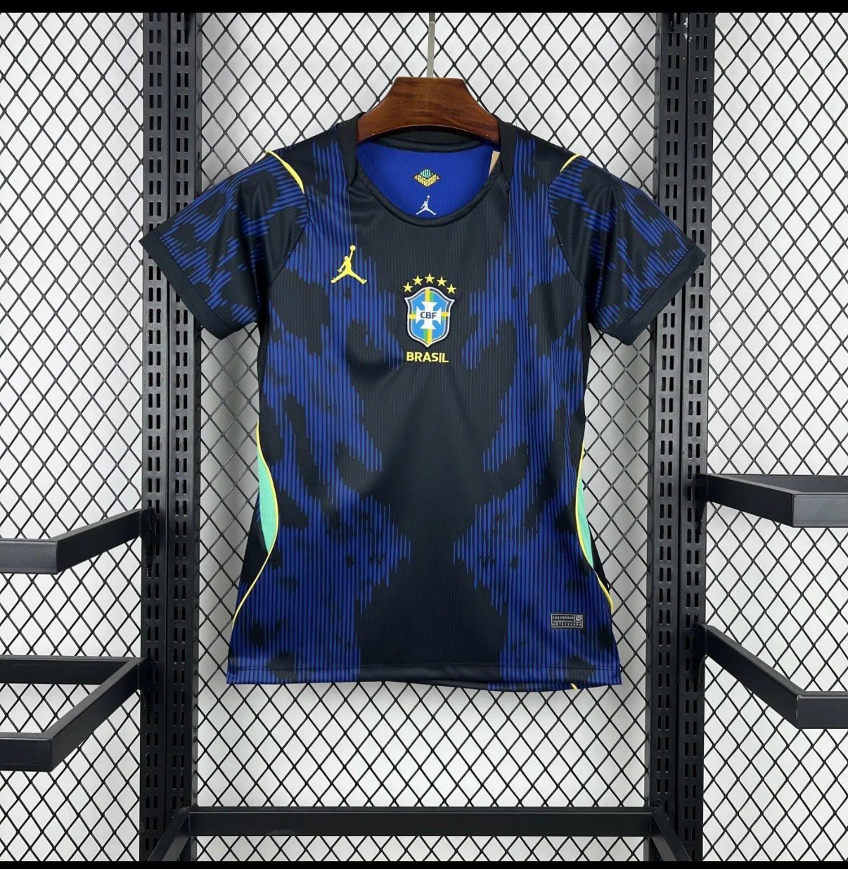 Camiseta Brasil Alternativa Negra Jordan - Mundial 2026