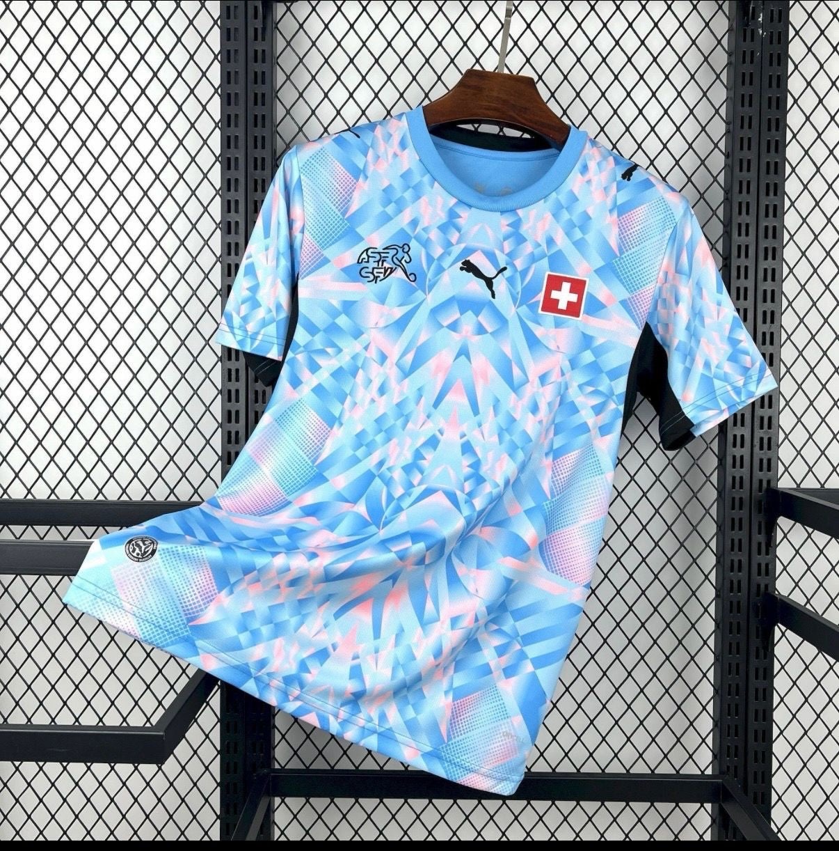 Camiseta Suiza Alternativa Celeste - Mundial 2026
